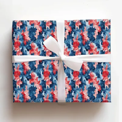 Southern Hues - Gift Wrap for Christmas, Holidays Wrapping Paper, Christmas Wrapping Paper