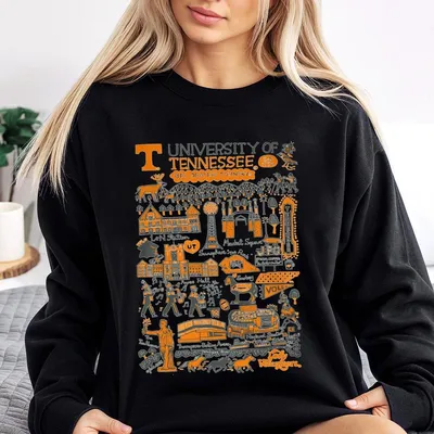 University Of Tennessee Sweatshirt, Big Orange Country Graphic Sweatshirt, Knoxville Icons Sweatshirt, College Game Day Outfit, Vols Fan Unisex