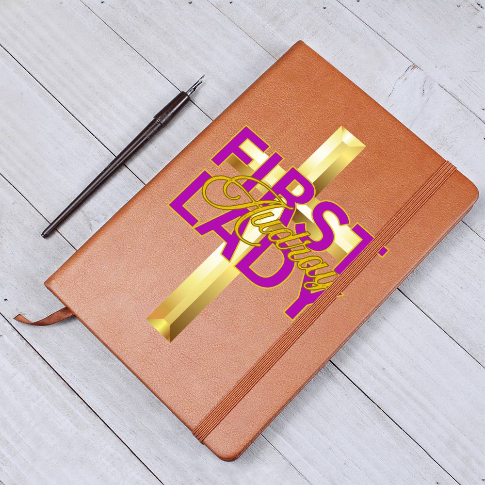 Grace Purpose Leather Journal for the Pastor's Wife - Graphic Journal