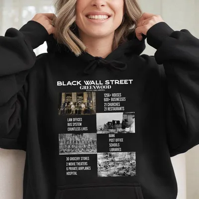 Black Wall Street Hoodie Black History Month Hoodie Black People African American