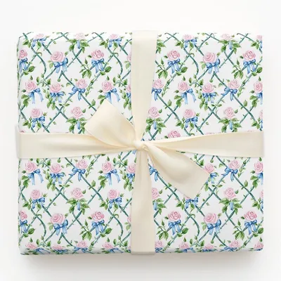 Wrapped in Rose - Gift Wrap for Christmas, Holidays Wrapping Paper, Christmas Wrapping Paper