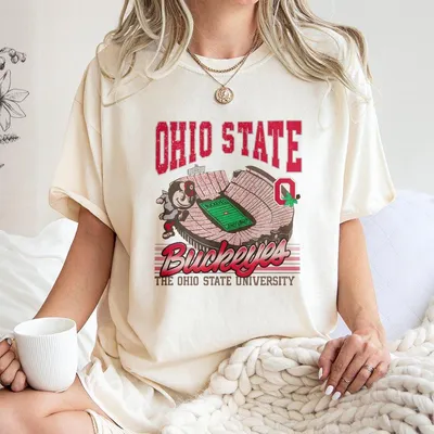 Ohio State Buckeyes Football Stadium Vintage T-Shirt Ohio State Buckeyes T-Shirt Ohio State Stadium T-Shirt The Ohio State