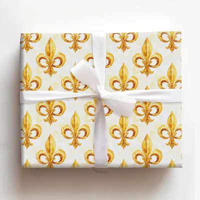 Cajun Crown - Gift Wrap for Christmas, Holidays Wrapping Paper, Christmas Wrapping Paper