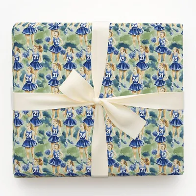 Kick Line - Gift Wrap for Christmas, Holidays Wrapping Paper, Christmas Wrapping Paper