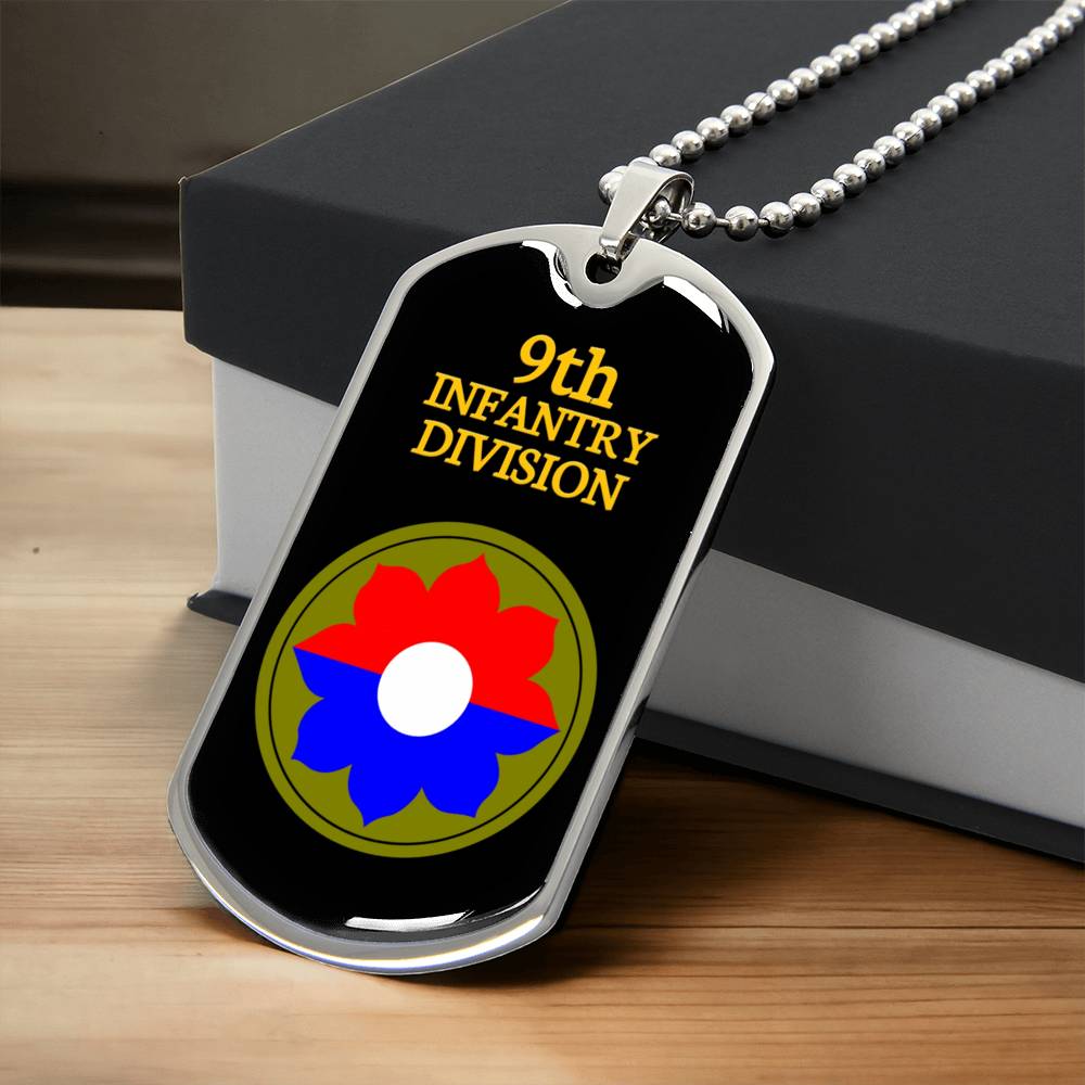 Awesome Dog Tag For 9Th Infantry Division - Army Tag Necklace, Dog Tag