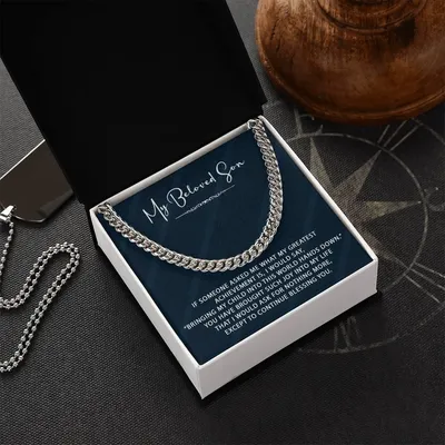 Cuban Chain Necklace For Son Cuban Link Chain