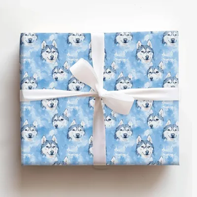 Periwinkle Triumph - Gift Wrap for Christmas, Holidays Wrapping Paper, Christmas Wrapping Paper