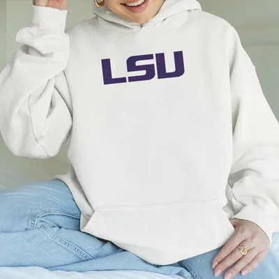 Lsu Tigers Primetime Evergreen Logo Hoodie Vintage College Team Graphic Hoodie Game Day Spirit Wear For Men And Women
