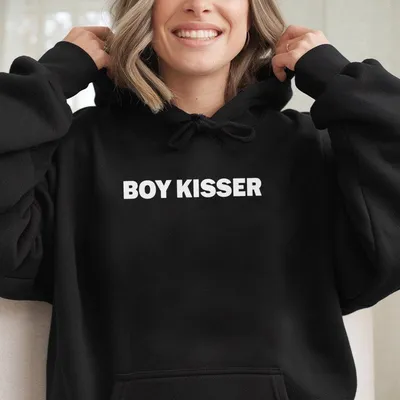 Boy Kisser Hoodie, Gay Hoodie, Hoodie For Gay Friend, Pride Hoodie, Funny Hoodie, Funny Gift, Hoodie For Friend, Funny Gag Gift, Lgbt