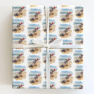Clause for Relaxation - Gift Wrap for Christmas, Holidays Wrapping Paper, Christmas Wrapping Paper