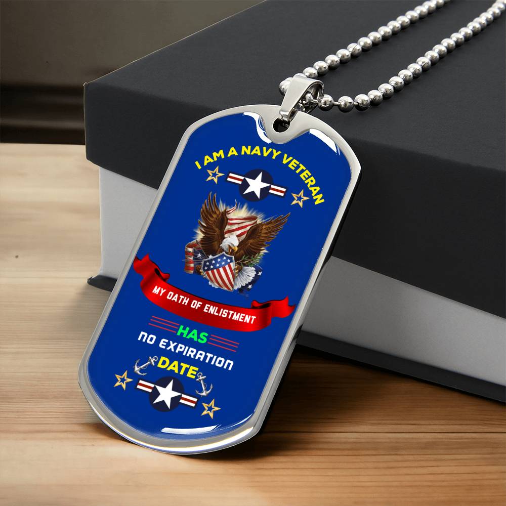 Navy Veteran Amazing S Dog Tag - Army Tag Necklace, Dog Tag