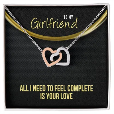 Interlocking Hearts - Romantic Necklace Interlocking Hearts Necklace