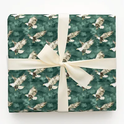 Silent Ascent - Gift Wrap for Christmas, Holidays Wrapping Paper, Christmas Wrapping Paper