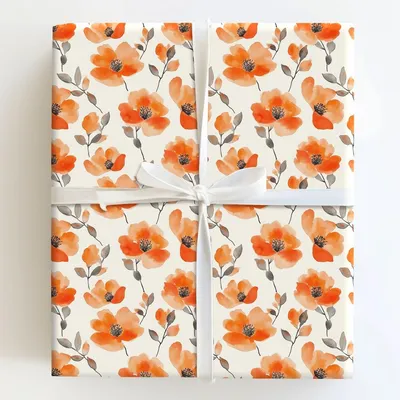 Citrus Bouquet - Gift Wrap for Christmas, Holidays Wrapping Paper, Christmas Wrapping Paper
