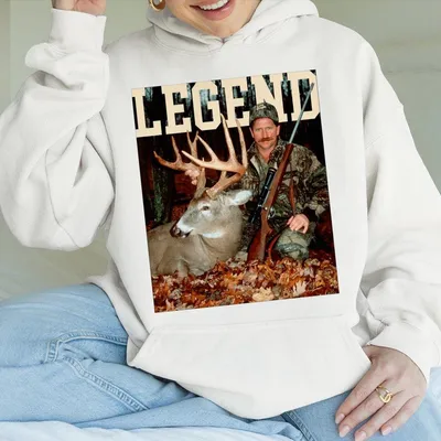 Old Row Dale Earnhardt Buck Hunter Hoodie – Vintage Legend Letter Print Hoodie, Graphic Menswear Top For Racing & Hunting Fans Hoodie Streetwear
