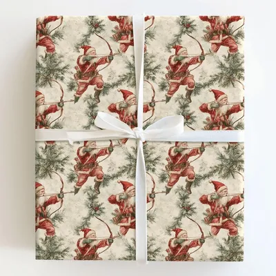 Bullseye - Gift Wrap for Christmas, Holidays Wrapping Paper, Christmas Wrapping Paper