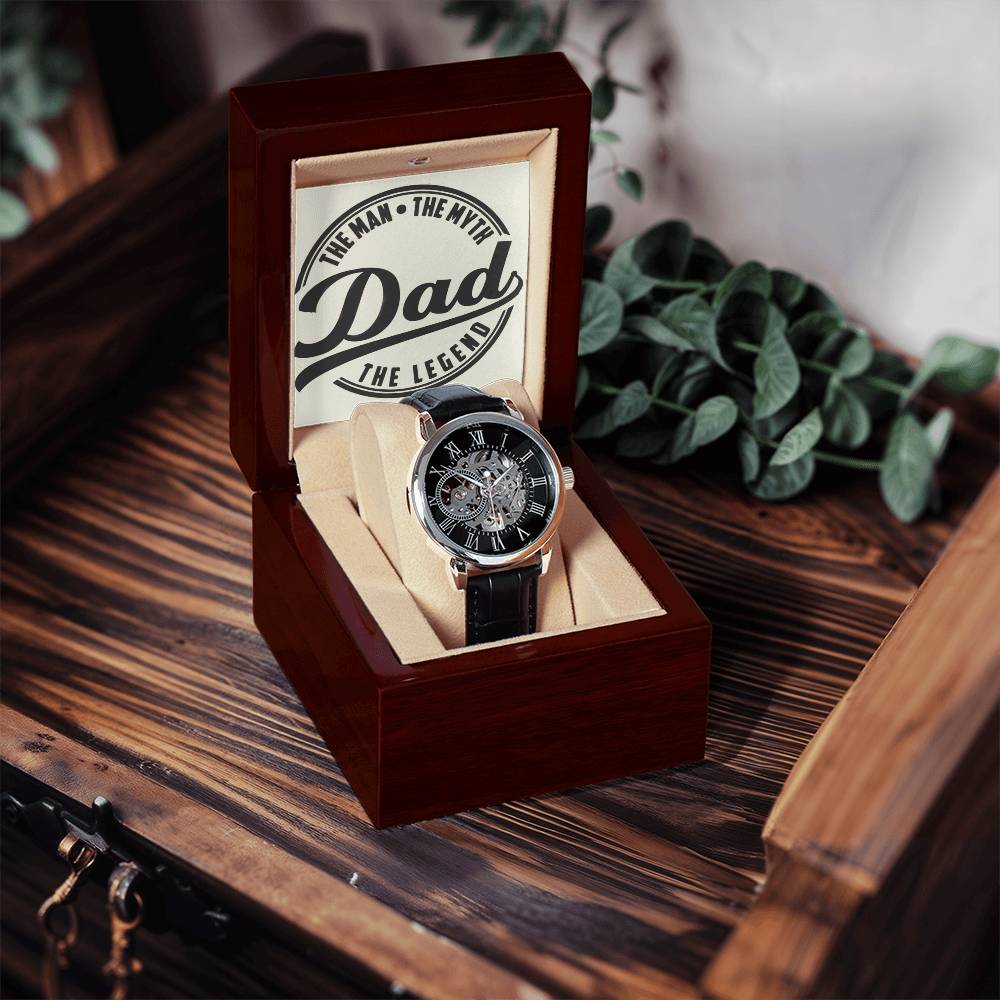 Self-Winding Watch For Dad A Treasured Gift From The Kids Openwork Watch