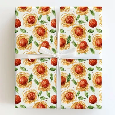 Spaghetti Incident - Gift Wrap for Christmas, Holidays Wrapping Paper, Christmas Wrapping Paper