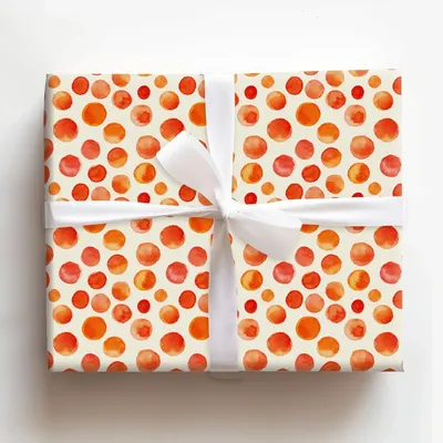 Ember Dot - Gift Wrap for Christmas, Holidays Wrapping Paper, Christmas Wrapping Paper