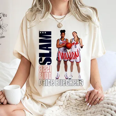 Azzi Fuudd And Paiige Bueckers Cover T-Shirt, Womens Basketball T-Shirt, Uconn Basketball Huskiies T-Shirt, Gift For Her