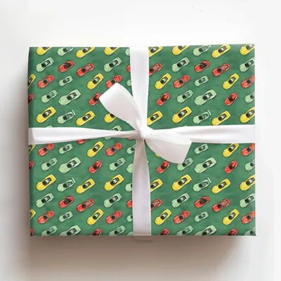 Shamrock Finish Line - Gift Wrap for Christmas, Holidays Wrapping Paper, Christmas Wrapping Paper
