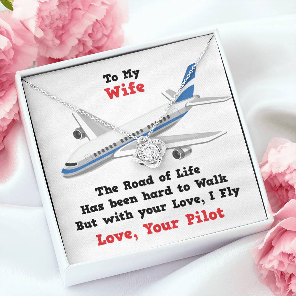 Pilot's Wife - Love Knot Necklace