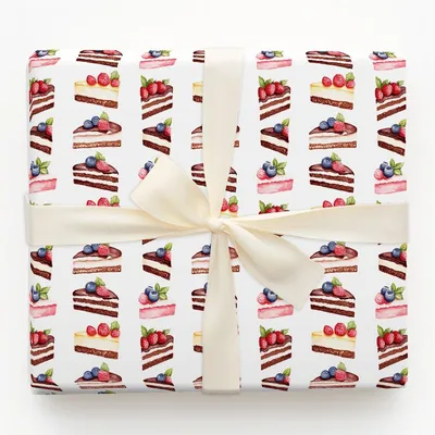 Tropical Tart - Gift Wrap for Christmas, Holidays Wrapping Paper, Christmas Wrapping Paper