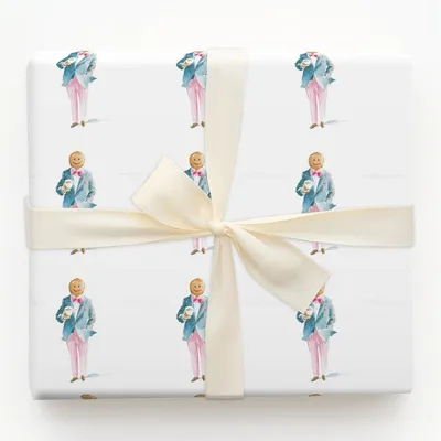 Cocoa Break - Gift Wrap for Christmas, Holidays Wrapping Paper, Christmas Wrapping Paper