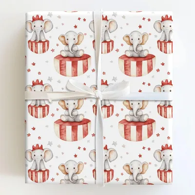 Big Top Star - Gift Wrap for Christmas, Holidays Wrapping Paper, Christmas Wrapping Paper