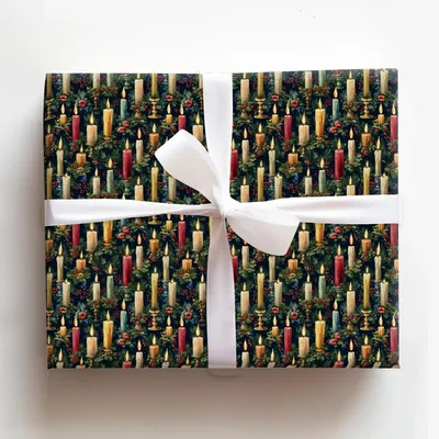 Glow of Advent - Gift Wrap for Christmas, Holidays Wrapping Paper, Christmas Wrapping Paper