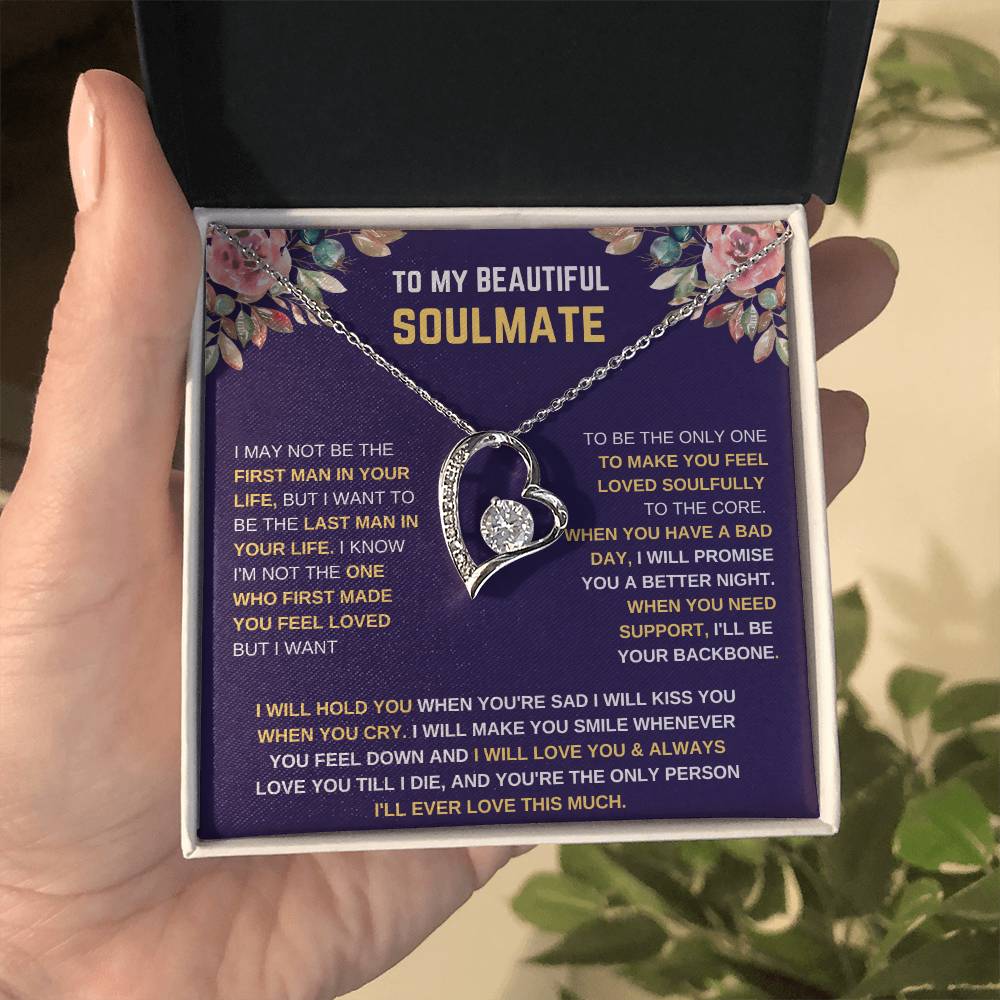 To My Soulmate Forever Love Necklace