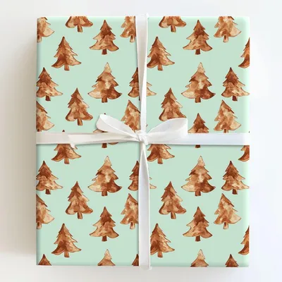 Rustic View - Gift Wrap for Christmas, Holidays Wrapping Paper, Christmas Wrapping Paper