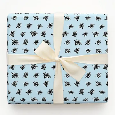 Pony Up Raider - Gift Wrap for Christmas, Holidays Wrapping Paper, Christmas Wrapping Paper