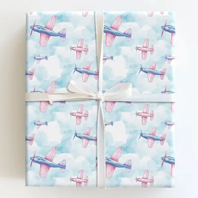 High Flying Dreams - Gift Wrap for Christmas, Holidays Wrapping Paper, Christmas Wrapping Paper