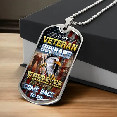 Us Army Dog Tag Personalized Us Army Gift , Military, Veteran, Gift For Us Army Gift For Man Husband Gift For Military Deployment - Army Tag Necklace, Dog Tag