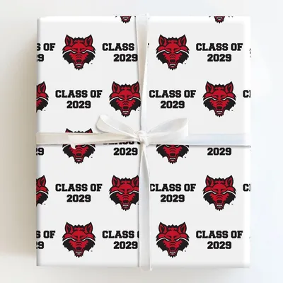 Arkansas State Class of 2029 - Gift Wrap for Christmas, Holidays Wrapping Paper, Christmas Wrapping Paper