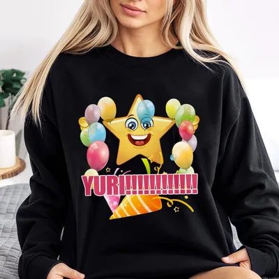 Yuri Sweatshirt, Meme Star This Peaceful And Adorable Sweatshirt Brings Ultimate Party Energy And Humor