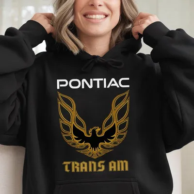 Pontiac Trans Am Firebird Hoodie, Classic Muscle Car Graphic Hoodie For Men & Women, Vintage Racing Style, Car Lover Gift