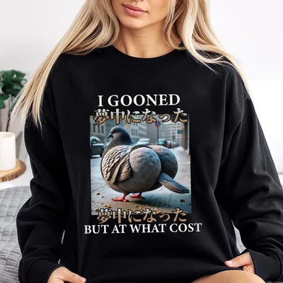 I Pass More What It Costs Funny Pigeon Meme Sweatshirt Men Women Clothing Fashion Sweatshirt 100 Cotton Casual