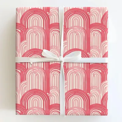 Pink Rain - Gift Wrap for Christmas, Holidays Wrapping Paper, Christmas Wrapping Paper