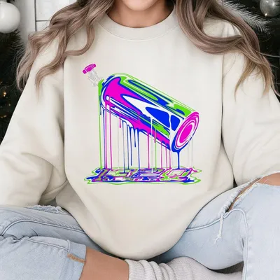1320 Video Nitrous Drip Two-Sided Sweatshirt, Bold Nitrous, Inspired Design, High-Performance Racing Apparel, A Must Have Sweatshirt