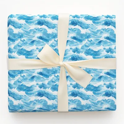 Ocean of Wishes - Gift Wrap for Christmas, Holidays Wrapping Paper, Christmas Wrapping Paper