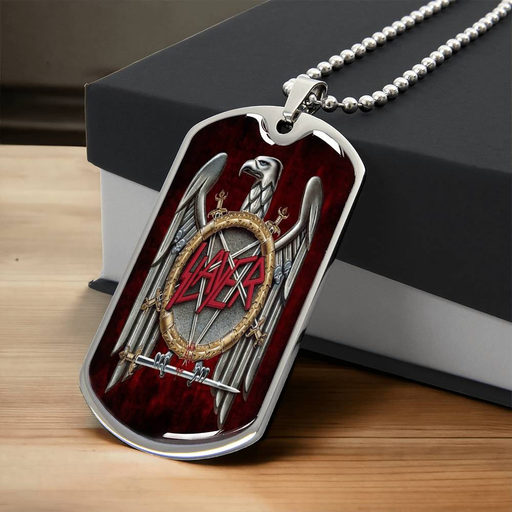 Slayer Chain - Army Tag Necklace, Dog Tag