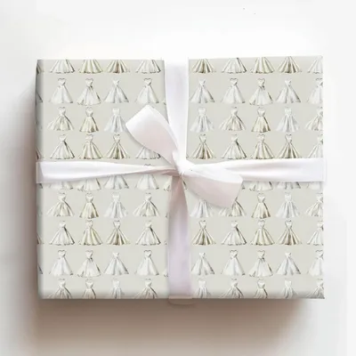 Marguerite Pearl - Gift Wrap for Christmas, Holidays Wrapping Paper, Christmas Wrapping Paper