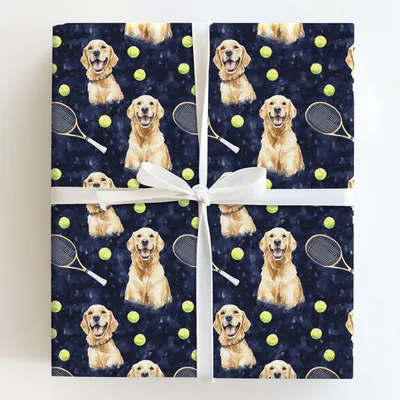 Retrieving Dinks - Gift Wrap for Christmas, Holidays Wrapping Paper, Christmas Wrapping Paper