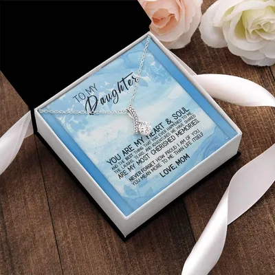 To My Daughter - Heart & Soul - Necklace Alluring Beauty Necklace
