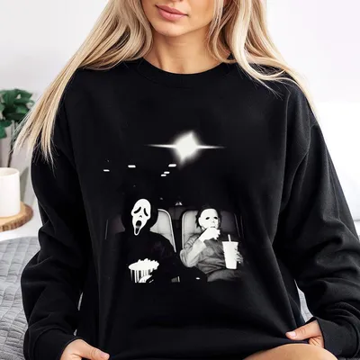 Michael Myers Sweatshirt, Halloween Movie Sweatshirt, Spooky Sweatshirt, Horror Movie Sweatshirt Streetwear Casual Sweatshirt Graphic Sweatshirt Menswear Top