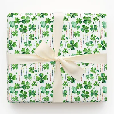 Pot O Candles - Gift Wrap for Christmas, Holidays Wrapping Paper, Christmas Wrapping Paper