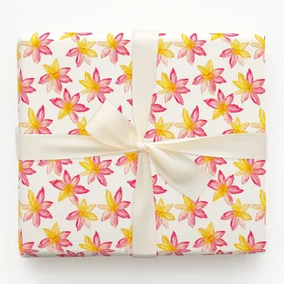 Electric Bloom - Gift Wrap for Christmas, Holidays Wrapping Paper, Christmas Wrapping Paper