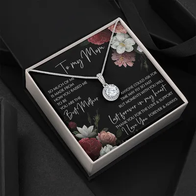 To My Mom Necklace, Gift for Mom from Daughter/Son, Thank you Gift for Mom, Mother's Day Gift, Mom Birthday